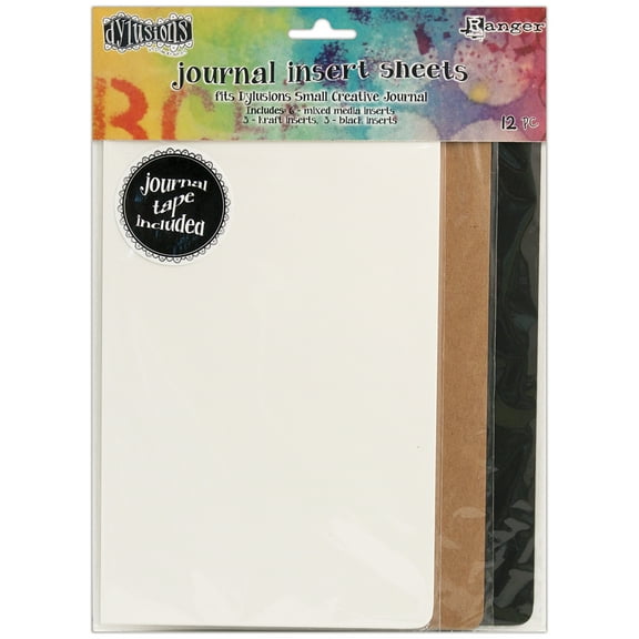 Dyan Reaveley's Dylusions Journal Inserts Assortment 12/Pkg 8"X5"
