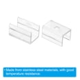 thumbnail image 4 of Unique Bargains LED Strip Light Clips Mounting Bracket Fixing Clips Plastic for 11.5mm-12.4mm Neon Light Cable 25mm Long 40 Pack, 4 of 6