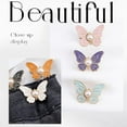 thumbnail image 2 of Detachable Butterfly Clips, Butterfly Waist Cinching Button for Clothes, Reusable Pant Clips for Waist Tightener, No-Sew Instant Waistband Buckle for Loose Jeans for Women Pants Skirts, 2 of 7