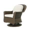 thumbnail image 7 of Swivel Club Chair Pair - Unbeatable Comfort & Style. Superior Iron. Water- Cushions. Brown. Seats 2. 29.5 In Depth, 33 Width, 36.21 Height. 32.78 Lb. Rocking Chairs 2 Outstanding Function And, 7 of 7