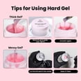 thumbnail image 6 of Beetles Builder Gel for Nails, Jelly Pink 30g 9 in 1 HEMA-Free Hard Gel for Nail Extensions and Strengthening, 6 of 6