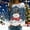 #174-Blue, variant on Craaazy Women's Christmas Printed Long Sleeve Top Warm Crewneck Christmas Sweaters Gifts