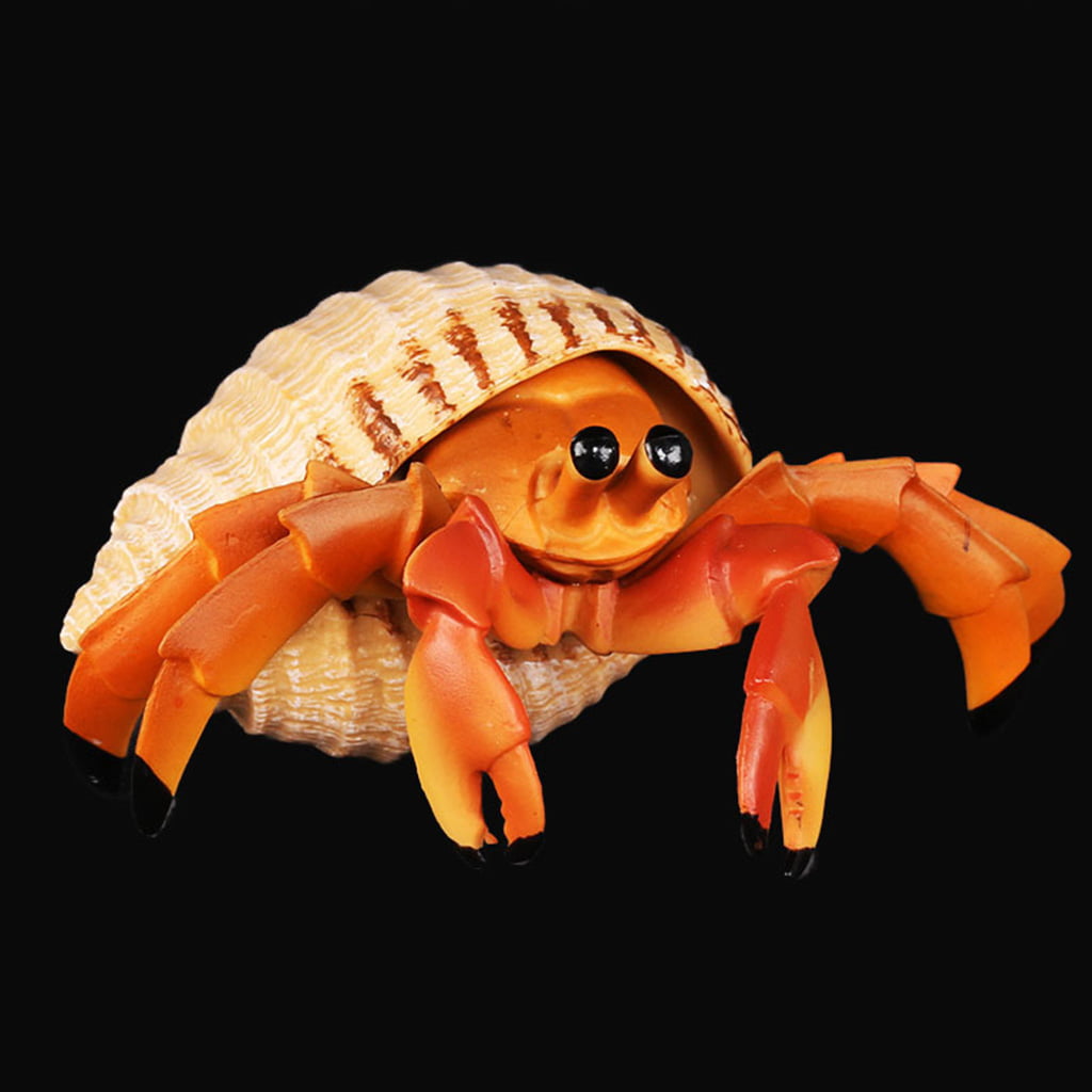 Sea Lifes Hermit Crab Model Toy Simulation Figure Educational Gift Toy for Kids