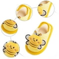 thumbnail image 5 of Gibobby Animal Slippers for Kids Toddler Cute Sheep Slippers Cozy Winter Plush Cotton Soft Home Indoor Flip Flops Kids(Yellow,9-12 Months), 5 of 6
