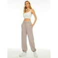 thumbnail image 4 of Women's Sweatpants Cinched Bottom 2023  Pants with Pockets, 4 of 12