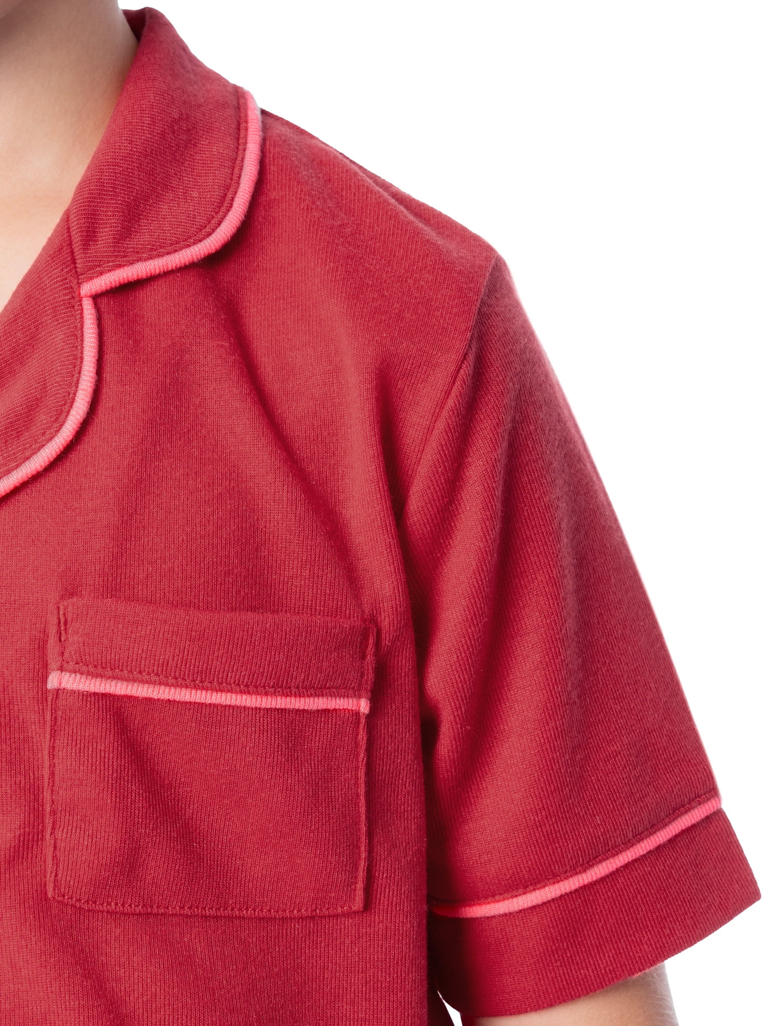 Fruit of the Loom Energize Boy's Lose Fit Short Sleeve Top & Short Pajama Sleep Set, Sizes 4/5-14/16