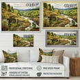 thumbnail image 4 of Designart "Pastoral Green Wonders" Landscape Mountains River Floater Framed Canvas Wall Art, 4 of 5