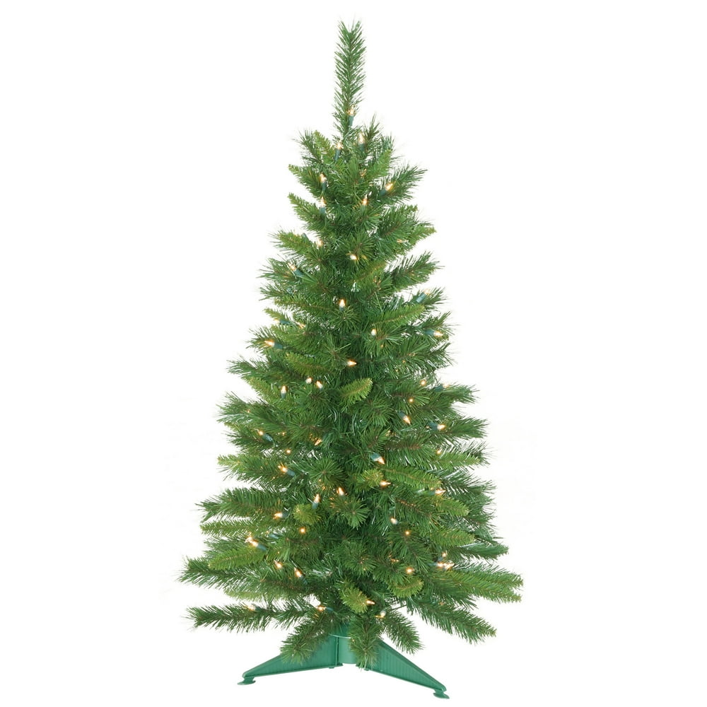 Vickerman Imperial 3.5 Foot Artificial Prelit Christmas Tree with Clear