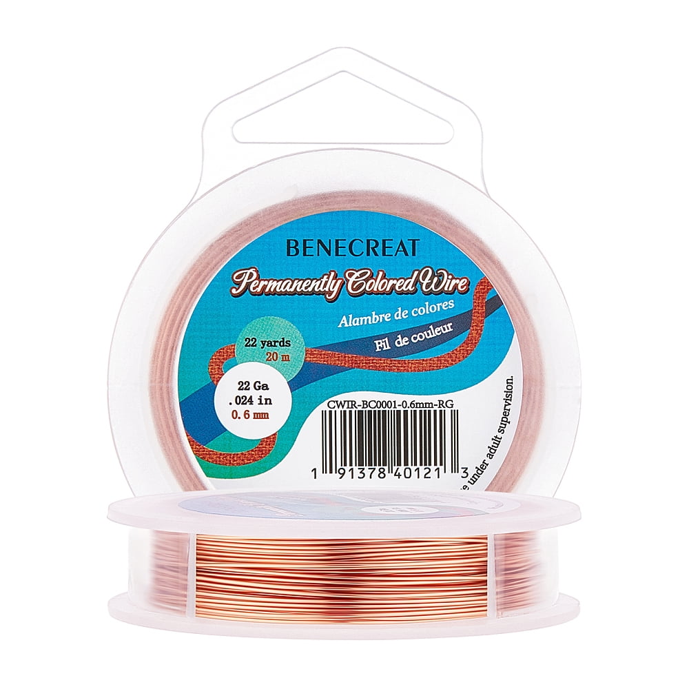 Round Copper Craft Wire for Jewelry Making for Jewelry Making Other Color 0.15~1mm 10rolls/set