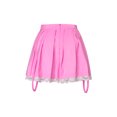 thumbnail image 3 of Lnzyyephy Women Lace Skirt, High-Waist Half-Dress, Slimming Spring Fall Pleated Tummy Control Solid Color Skirt, 3 of 8