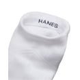 thumbnail image 2 of Hanes Moves Impact Zone Men's Cushioned Socks Pack, 4-Pair , X-Temp, Heel-Shield, Moisture Wicking Assorted 1 6-12, 2 of 4