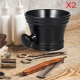 thumbnail image 4 of Xuanheng 2x2 Pièces Bol de Savon à Raser Tasse de Rasage Lisse pour Père Mari Hommes, 4 of 8