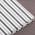 thumbnail image 4 of Erosebridal Charcoal Light Gray Horizontal Stripe Fabric by the Yard 5 Yards, White Wide Band Pattern Fabric for Sewing, 4 of 7