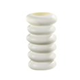 thumbnail image 2 of Florero con diseño en espiral Decoración de macetas Arreglos florales de escritorio modernos Plantas de interior Florero de brotes para oficina Fiesta Blanco mayimx florero, 2 of 9