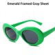 thumbnail image 4 of Fashion Trend Sunglasses Cow Color White Dot Oval Black Frame Sunshade Glasses UV400 Fishing Shades Riding Driving Goggles, 4 of 5