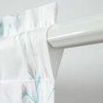 thumbnail image 2 of Dandelion Print Sheer Valances for Kitchen Window, 1 Piece Smooth Textured Washable Drapery Country Style Window Drape for Bathroom, Blue, W 52 x L 18, 2 of 6
