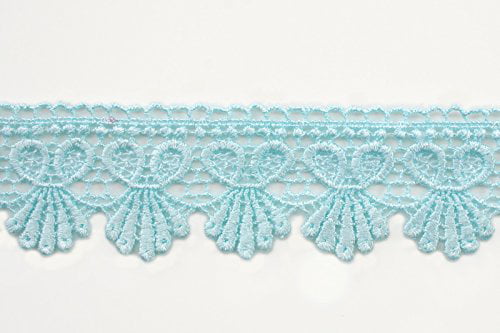 light blue lace ribbon