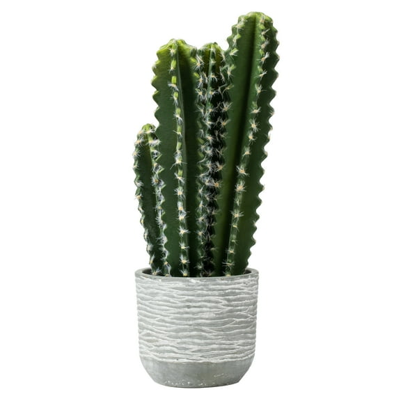 Vickerman 17" Artificial Green Cactus Plant.