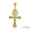 Yellow, variant on 10k White Gold 3D Egyptian Ankh Cross Eagle Eye of Horus Wadjet Pendant Necklace (PENDANT ONLY)