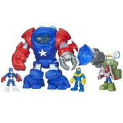 Playskool Heroes Super Hero Adventures Space Command Armor with Playskool Heroes Super Hero Adventures Jungle Web Spider-Man