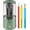 Green, variant on Electric Pencil Sharpener - Auto Stop, Super Sharp & Fast, Plug in Pencil Sharpener for 6-12mm No.2/Colored Pencils - Office/Home