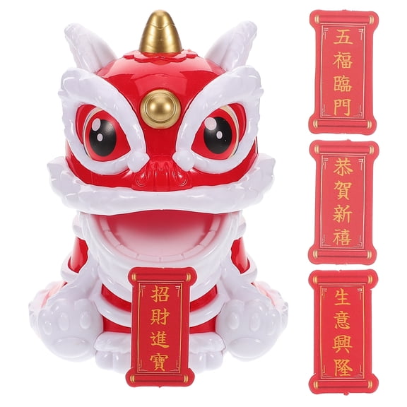 Car Dashboard Lion Ornament Solar Car Ornament Solar Powered Lion Statue Ornament Adorable Lion Car Ornament Car Bobblehead Lion Figurine