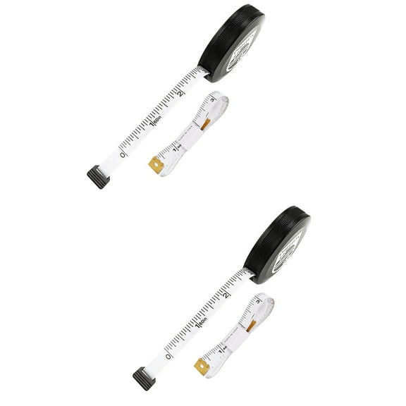 2 Sets Measuring Tape Measure Tool Flexible Mini Ruler High Pricision Tapeline Portable