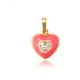 thumbnail image 2 of Precioso Collar Corazón Rosa Swarovski Oro 18k Lam Estuche dorado Unitalla, 2 of 7