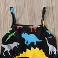 thumbnail image 5 of Toddler Girls Kids Jumpsuit One Piece Floral Dinosaur Playsuit Strap Romper Summer Outfits Clothes, 5 of 8