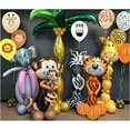 thumbnail image 5 of ZHAOCHENG Globos de vida silvestre de la jungla: 10 globos de látex de animales de 12 pulgadas para decoraciones de fiesta de cumpleaños con temática de vida silvestre de la jungla., 5 of 5