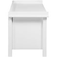 thumbnail image 2 of Manhattan Comfort Banc de Rangement Irving 1.0 en Blanc et Naturel, 2 of 4