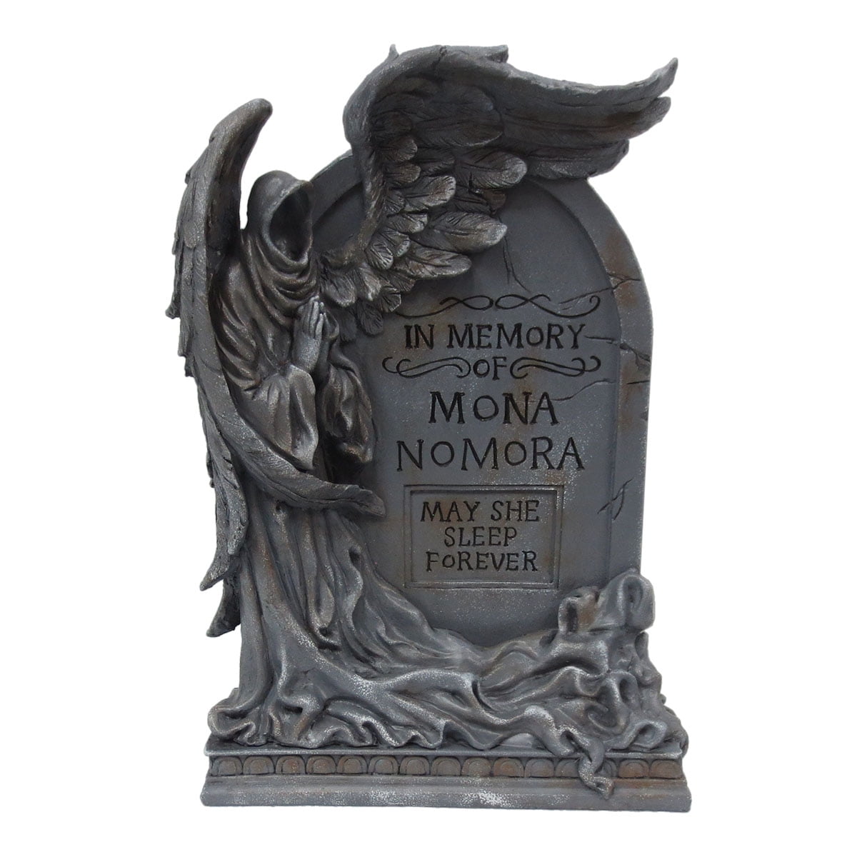 Halloween Resin Devil Tombstone