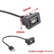 thumbnail image 2 of Adaptador de cable de extensión de puerto USB Panel de montaje empotrado para tablero de automóvil para Vios, 2 of 8