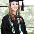 thumbnail image 5 of Clearance sell！ Graduation Leis 2025 Graduate Ribbon Class Of 2025 with Glitter Pin Handmade Braided Leis for Graduate 2025 Graduation for Him Her Congrats Grad, 5 of 7