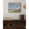 thumbnail image 4 of Drsoum Vintage Landscape Seascape Framed Canvas Wall Art Seaside Coastal Scenery Classic Hallway Kitchen Office Decor 8x10in Natural Framed, 4 of 6