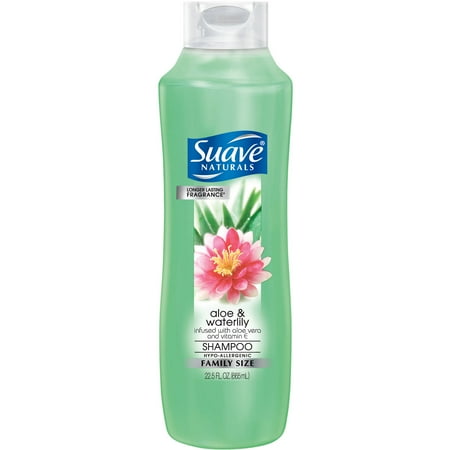 Aloe & Waterlily Infused With Aloe Vera And Vitamin E Shampoo Suave 22.5 oz Shampoo Unisex