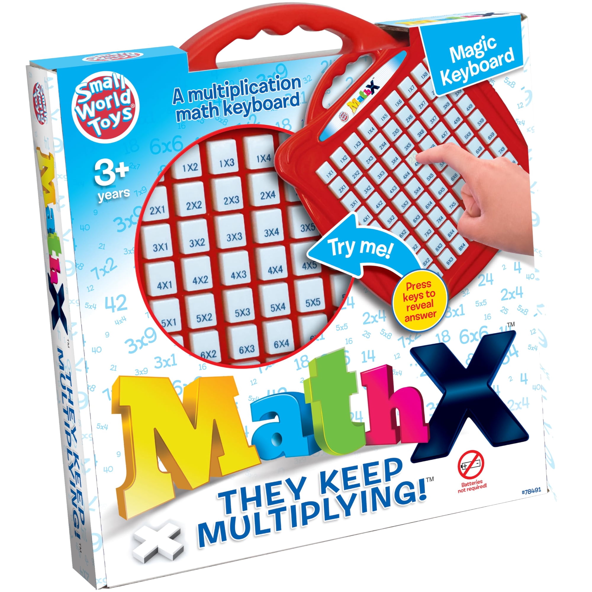 Small World Toys Multiplication Machine Math Game Montessori math toy for kindergarten, homeschool & classroom. Hands-on learning gift that builds multiplication skills.