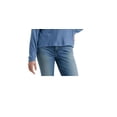 thumbnail image 3 of Lucky Brand Women's Ribbed V Neck Top Bright Blue Size Medium, 3 of 3