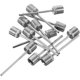 thumbnail image 1 of Inflation Needles For Sports Balls Metal Pump Needles Stainless Steel Basketball Soccer Ball Maintenance Cylindrical Straight Hole Design 100Pcs, 1 of 5