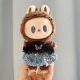 thumbnail image 3 of Mini ropa de peluche para muñecas, traje de 17cm, accesorios para muñecas, Kpop, Exo, Labubu, Idol, monos, ropa de vestir, DIY, regalo para niños, 3 of 5