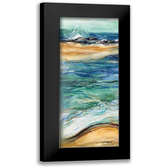 Williams, Todd 8x14 Black Modern Framed Museum Art Print Titled - Coastal Abstract I