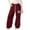 1#Wine, variant on Kiijoy Toddler Girls Wide Leg Sweatpants Valentine's Day Heart Print Active Pants, Sizes 4-5