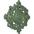thumbnail image 3 of 22 1/2"W x 30 3/8"H x 1 1/2"P Katheryn Ceiling Medallion, Hand-Painted Athenian Green, 3 of 6