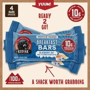 Kodiak Soft-Baked Blueberry Oat Sandwich Protein Breakfast Bars, 1.76 oz, 4 Count, Shelf-Stable
