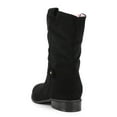 thumbnail image 4 of Botas Occidental Zippe Cortas Cómodas Gamuza Botines Mujer Antideslizantes Ligeros para Otoño Invierno Rojo, 4 of 9