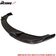 thumbnail image 2 of Ikon Motorsports Compatible with 04-10 BMW E60 E61 MT & M-Sport Only Front Bumper Lip Carbon Fiber CF, 2 of 3