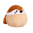 thumbnail image 3 of Juguetes de peluche de dibujos animados, almohadas de muñeco bebé, muñeco de peluche cómodo y suave. 35cm Marrón, 3 of 7