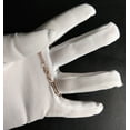 thumbnail image 4 of Real 14k Solid Gold Paperclip Chain Bracelet 2.2MM - 3.8MM, 14k Rose and White Gold Women Bracelet,Fancy Gold Bracelet,14k Gold Paperclips (Width:3.2MM (ROSE); Bracelet length:7.5;), 4 of 6