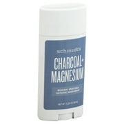 Angle View: Schmidt's Charcoal + Magnesium, Mineral Rich Natural Deodorant 3.25 oz