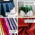 thumbnail image 3 of Efavormart 72"x 72" Dusty Rose Premium Velvet Square Table Overlay Square Tablecloth Cover For Wedding Party Event Banquet, 3 of 5